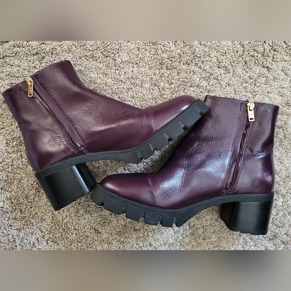 Eggplant Purple Booties - Picture 2 of 7